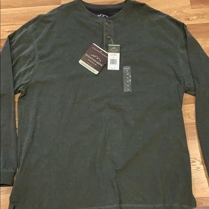 NWT hunter green long sleeve men’s shirt